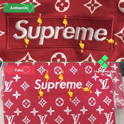 supreme louis vuitton box logo tee real vs fake|louis vuitton x supreme review.